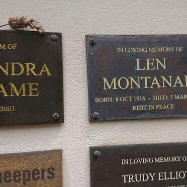 MONTANARI Len 1916-2003