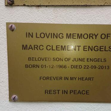 ENGELS Marc Clement 1966-2013