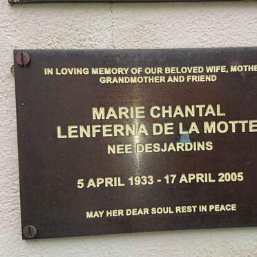 MOTTE Marie Chantal, LENFERNA de la nee DESJARDINS 1933-2005