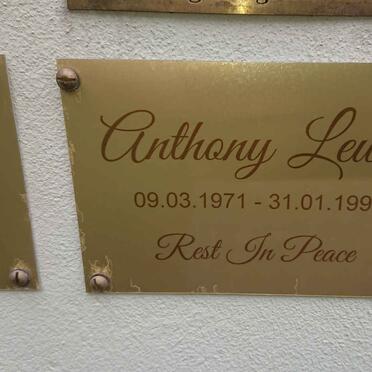 LEWIS Anthony 1971-1991