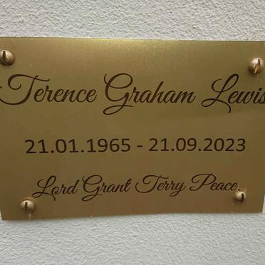 LEWIS Terence Graham 1965-2023