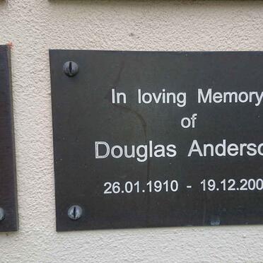 ANDERSON Douglas 1910-2009