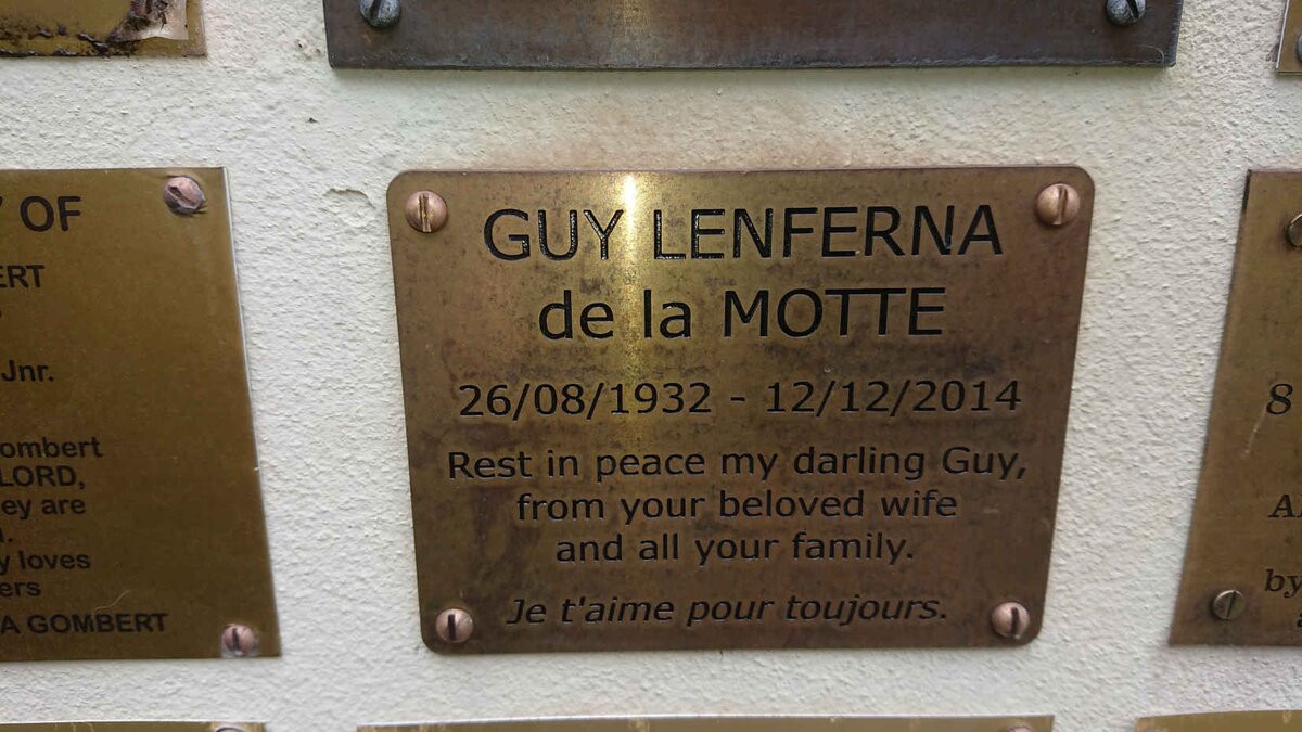 MOTTE Guy, Lenferna de la 1932-2014