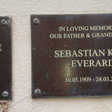 EVERARD Sebastian King 1909-2002