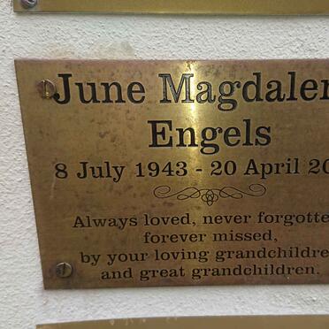ENGELS June Magdalene 1943-2020