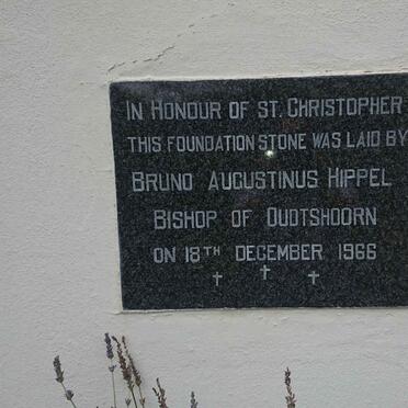 3. Foundation Stone: St Christopher Catholic Church, 1966