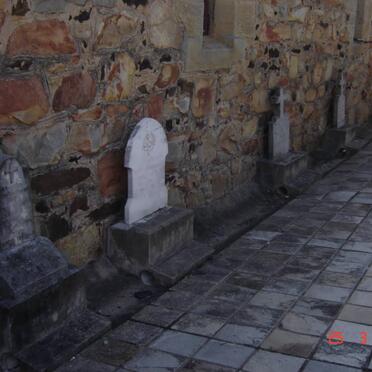05. Old gravestones against the church wall