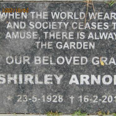 ARNOLD Shirley 1928-2014