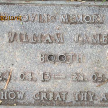 BOOTH William James 1913-1999