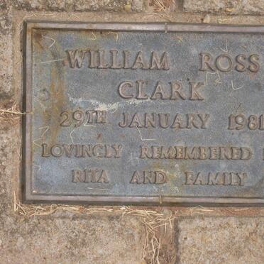 CLARK William Ross -1981