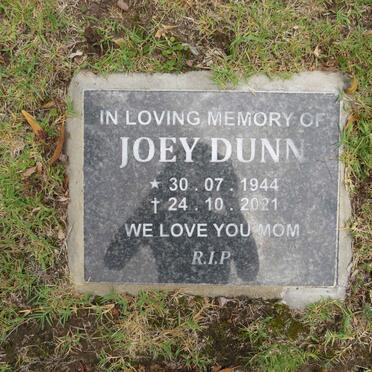 DUNN Joey 1944-2021