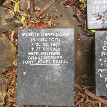 DIPPENAAR Marite nee DU TOIT 1947-2022