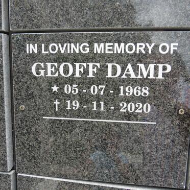 DAMP Geoff 1968-2020
