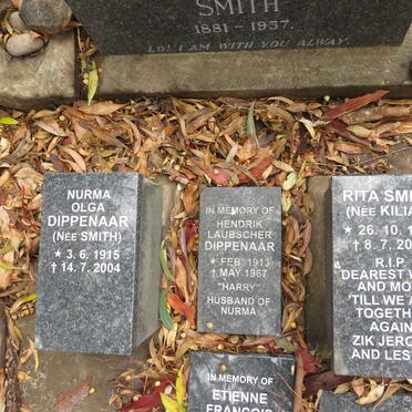 DIPPENAAR Hendrik Laubscher 1913-1967 :: DIPPENAAR Nurma Olga nee SMITH 1915-2004 :: SMITH Rita nee KILIAN 1922-2004