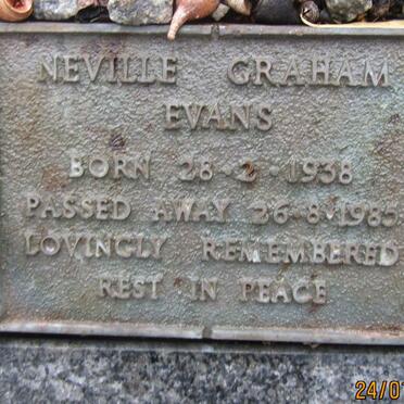 EVANS Neville Graham 1938-1985