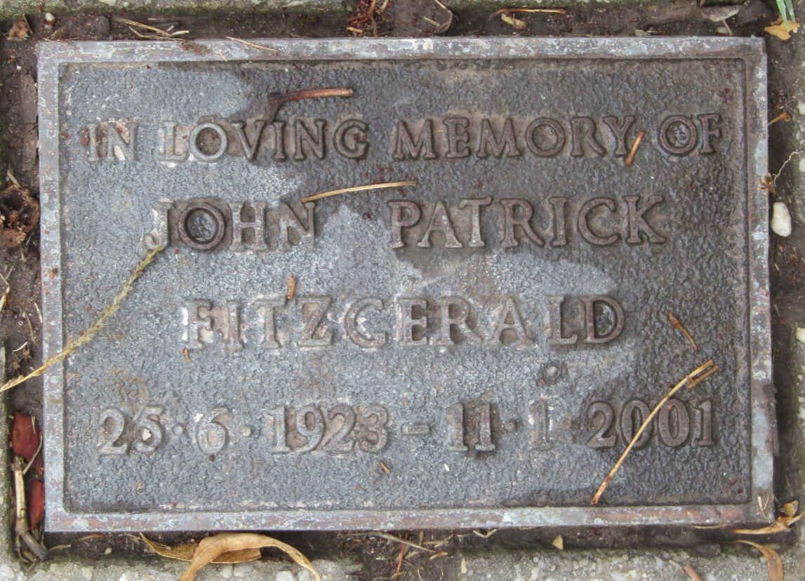 FITZGERALD John Patrick 1923-2001
