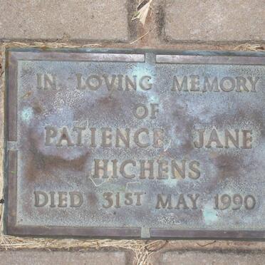 HICHENS Patience Jane -1990