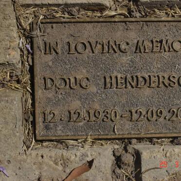 HENDERSON Doug 1930-2007