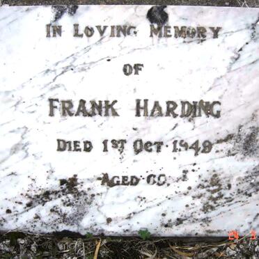 HARDING Frank  -1949