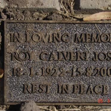 JOSÉ Roy Calvert 1922-2007