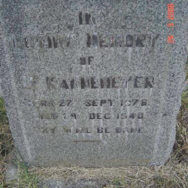KANNEMEYER 1878-1940