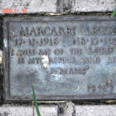 LEGGE Margaret 1916-1991