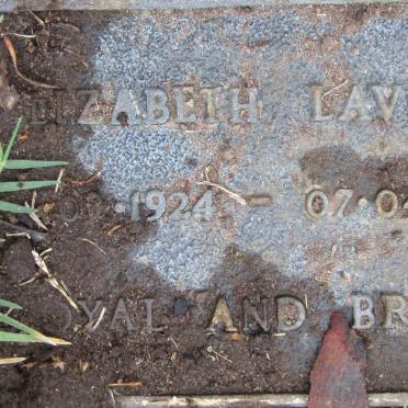LAVILLE Elizabeth 1924-1999