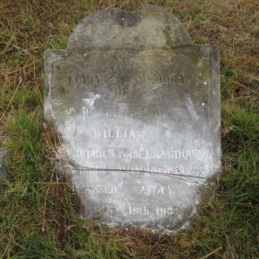 LANGDOWN William Fredrick York 1923-1930