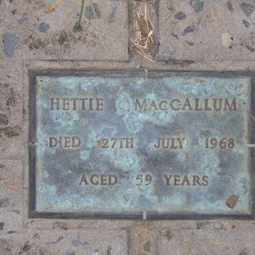 MACCALLUM Hettie -1968