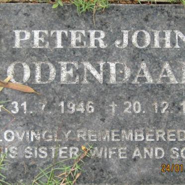 ODENDAAL Peter John 1946-1999