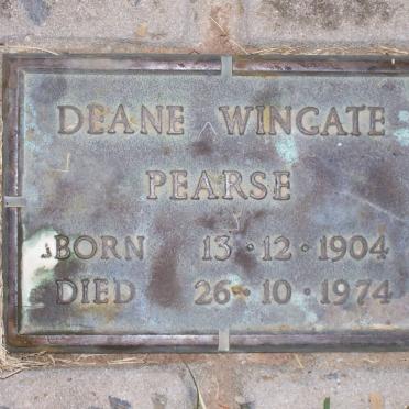 PEARSE Deane Wingate 1904-1974