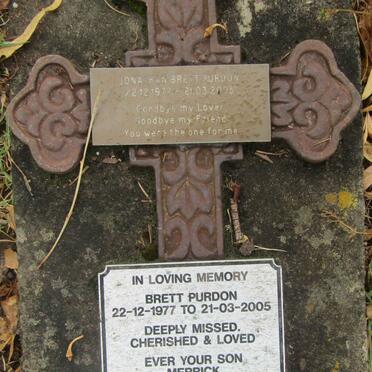 PURDON Jonathan Brett 1977-2005