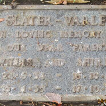 VARLEY Willis, SLATER 1934-1982 &amp; Shirley 1935-1998
