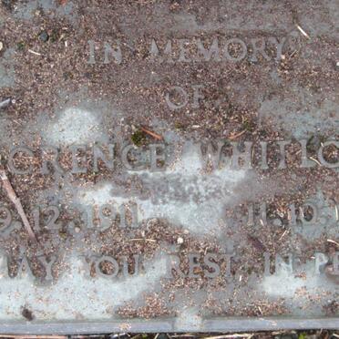 WHITLOCK Florence 1911-1995