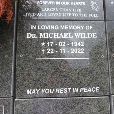 WILDE Michael 1942-2022