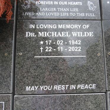 WILDE Michael 1942-2022
