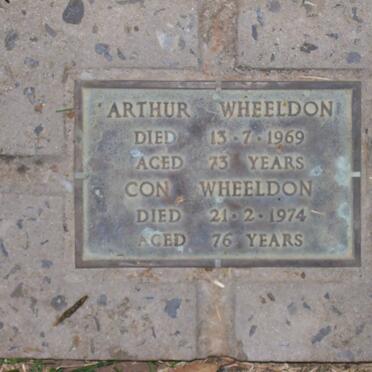 WHEELDON Arthur -1969 :: WHEELDON Con -1974