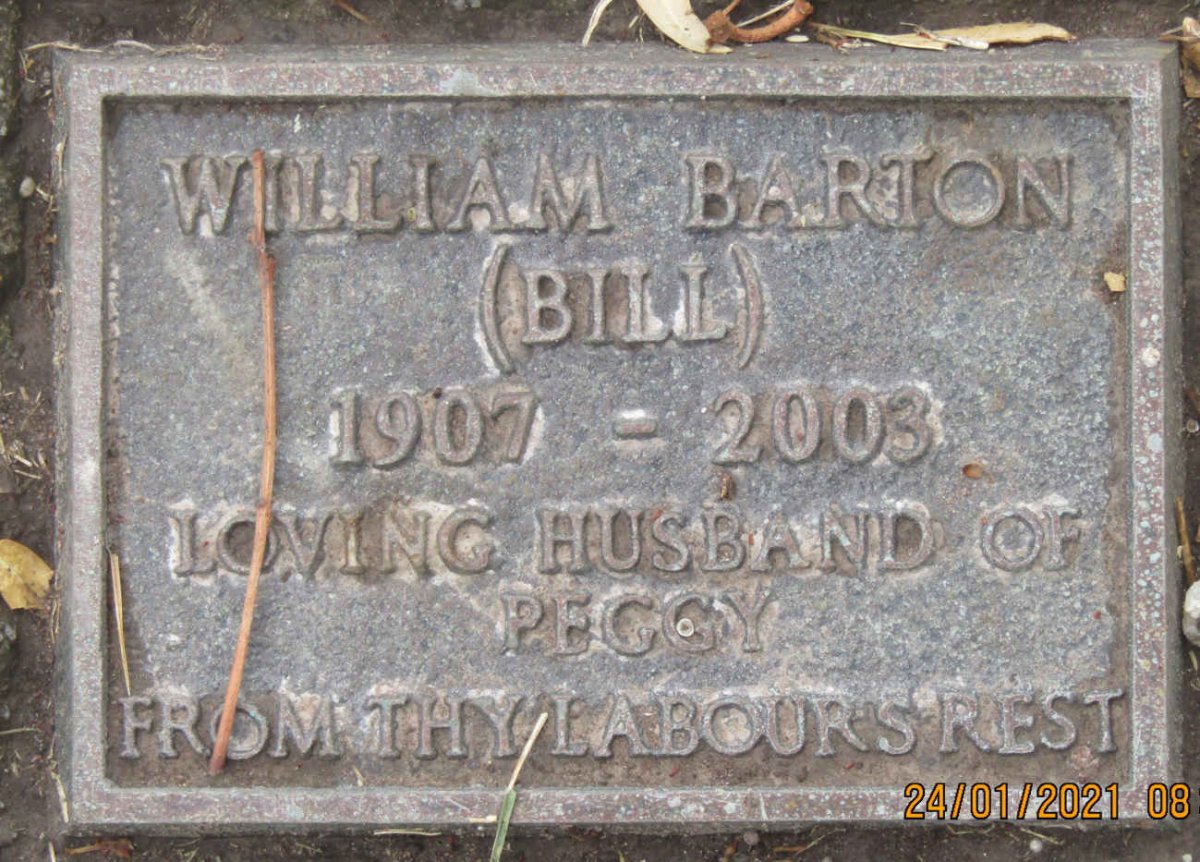 BARTON William 1907-2003