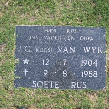 WYK J.C., van 1904-1988