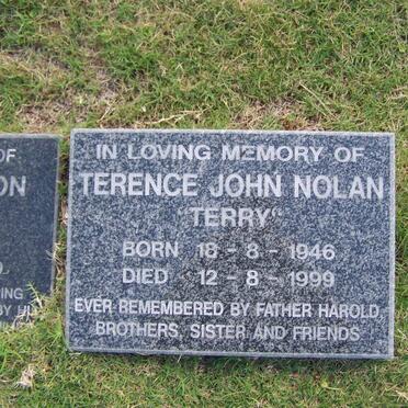 NOLAN Terence John 1946-1999