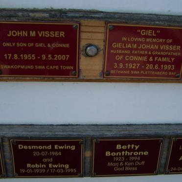 VISSER :: EWING :: BONTHRONE