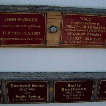 VISSER :: EWING :: BONTHRONE