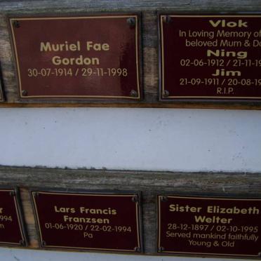 GORDON :: VLOK :: FRANZSEN :: WELTER