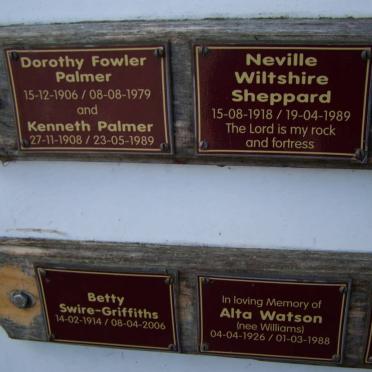 PALMER :: SHEPPARD :: SWIRE-GRIFFITHS :: WATSON