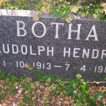 BOTHA Rudolph Hendrik 1913-1981