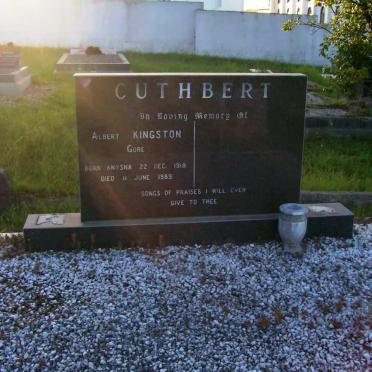 CUTHBERT Albert Kingstone Gore 1918-1989