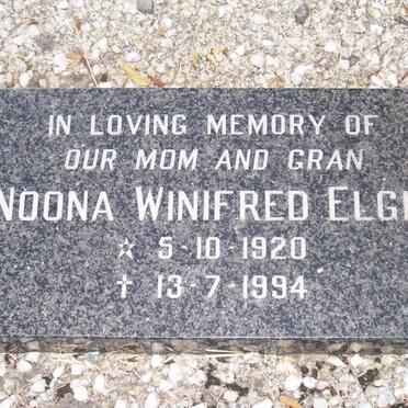 ELGIN Noona Winifred 1920-1994