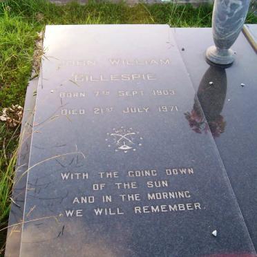 GILLESPIE John William 1903-1971