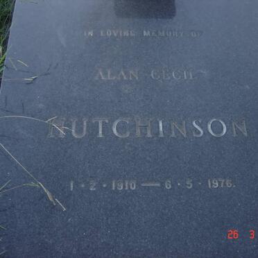 HUTCHINSON Alan Cecil 1910-1976