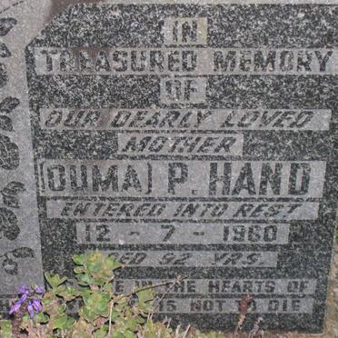 HAND P. -1960